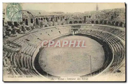 Cartes postales Nimes Interieur des Arenes