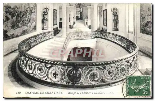 Ansichtskarte AK Chateau de Chantilly Rampe de l'Escalier d'Honneur