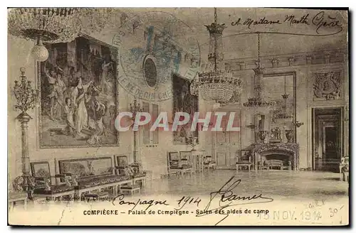 Cartes postales Compiegne Palais de Compiegne Salon des Aides de Camp