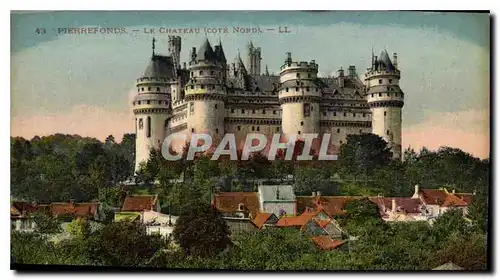 Ansichtskarte AK Pierrefonds le Chateau Cote nord