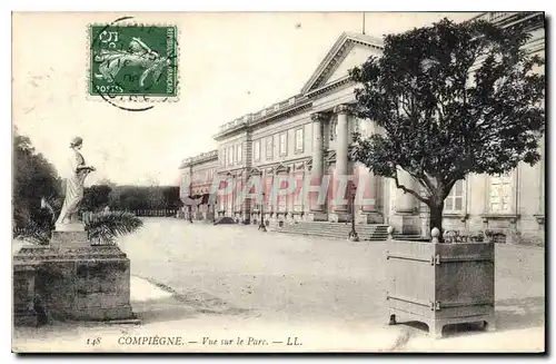 Ansichtskarte AK Compiegne Vue sur le Parc