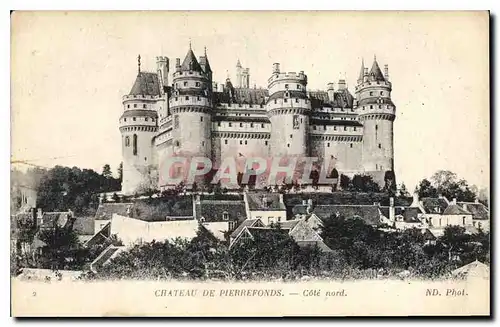 Ansichtskarte AK Chateau de Pierrefonds Cote nord