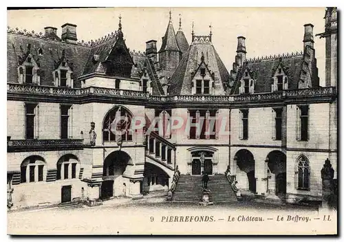 Cartes postales Pierrefonds le Chateau le Beffroy