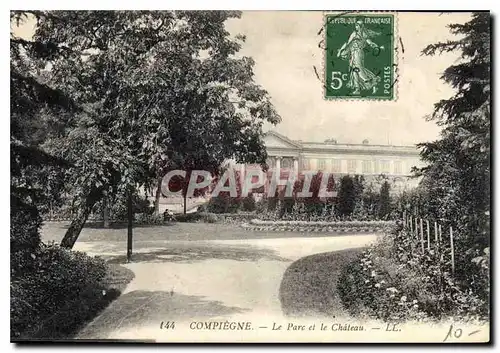 Cartes postales Compiegne le Parc et le Chateau