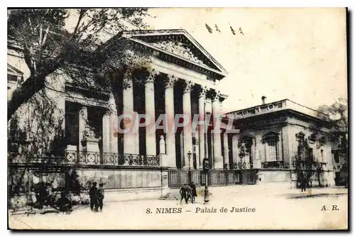 Cartes postales Nimes Palais de Justice