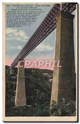 Cartes postales Vallee de la Sioule Viaduc des Fades Le Plus naut d'Europe
