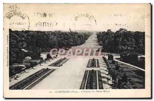 Cartes postales Compiegne Oise l'Avenue des Beaux Monts