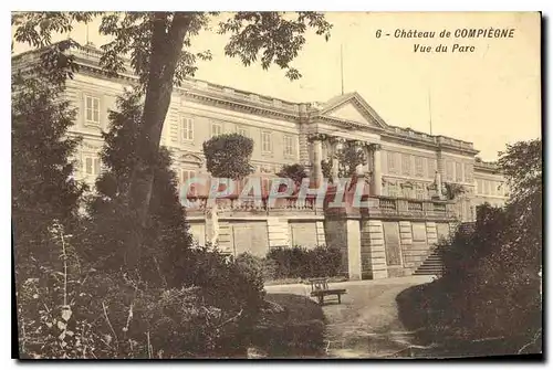 Cartes postales Chateu de Compiegne Vue du Parc