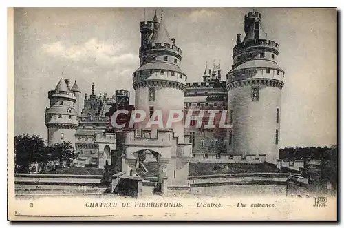 Cartes postales Chateau de Pierrefonds l'Entree