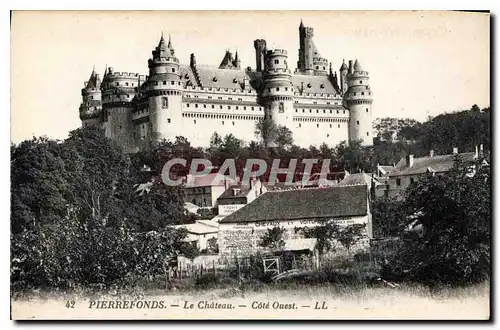 Ansichtskarte AK Pierrefonds Le Chateau Cote Ouest