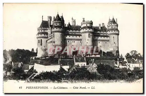 Ansichtskarte AK Pierrefonds Le Chateau Cote Nord