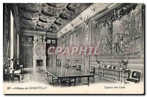 Ansichtskarte AK Galerie des Cerfs Chateau de Chantilly