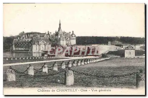 Ansichtskarte AK Chateau de Chantilly Oise Vue generale