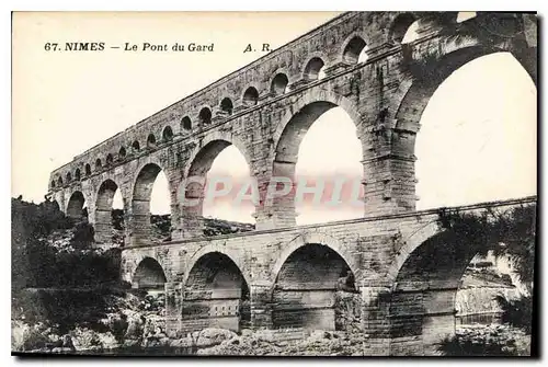 Cartes postales Nimes Le Pont du Gard