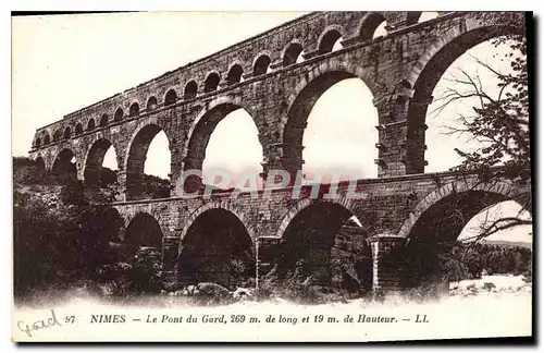 Cartes postales Nimes Le Pont du Gard