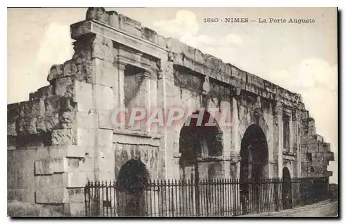 Ansichtskarte AK Nimes La Porte Auguste