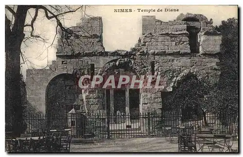 Cartes postales Nimes Temple de Diane