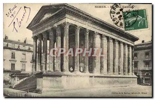 Cartes postales Nimes Maison Carree