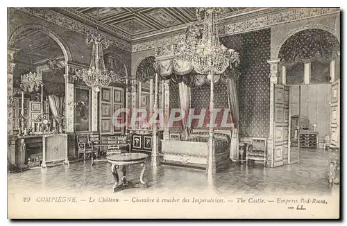 Ansichtskarte AK Compiegne Le Chateau Chambre a coucher des Imperatrices