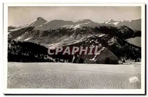 Cartes postales Le Ligran Cantal Le Buron de Remperter Vue sur le Puy Griou et le Puy Mary