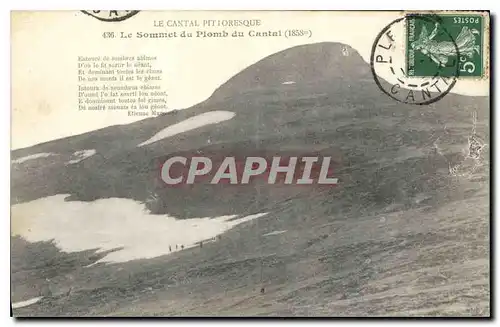 Cartes postales Le Cantal Pittoresque Le Sommet du Plomb du Cantal