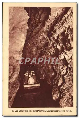 Cartes postales Les Grottes de Betharram L'Embarcadere de la Riviere