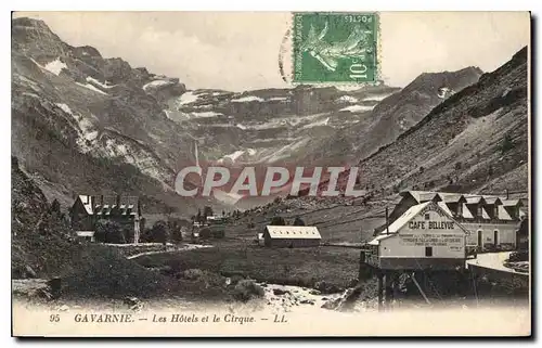 Cartes postales Gavarnie Les Hotels et le Cirque