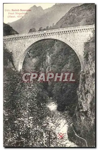 Cartes postales Saint Sauveur Pont Napoleon