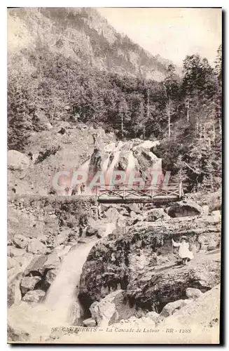 Ansichtskarte AK Cauterets La Cascade de Lutour