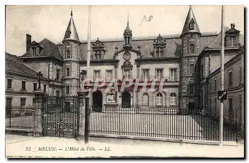 Cartes postales Melun L'Hotel de Ville