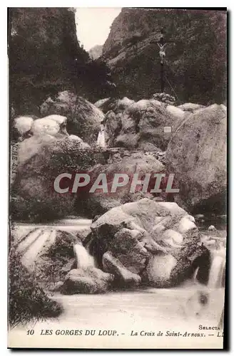 Ansichtskarte AK Les Gorges du Loup La Croix de Saint Arnoux