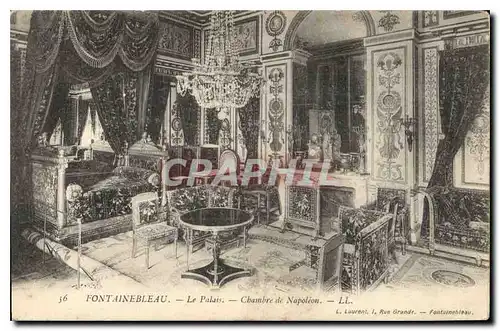 Ansichtskarte AK Fontainebleau Le Palais Chambre de Napoleon
