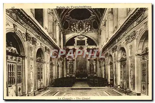 Cartes postales Palais de Fontainebleau la Chapelle