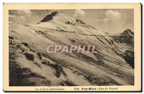 Cartes postales le Cantal Pittoresque Puy Mary Pas de Peyrol