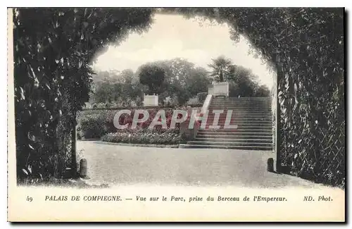 Ansichtskarte AK Palais de Compiegne Vue sur le Parc prise du Berceau de l'Empereur