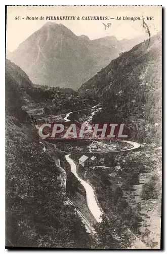 Ansichtskarte AK Route de Pierrefitte a Cauterets Le Limacon