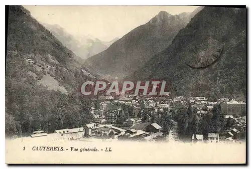 Cartes postales Cauterets Vue generale