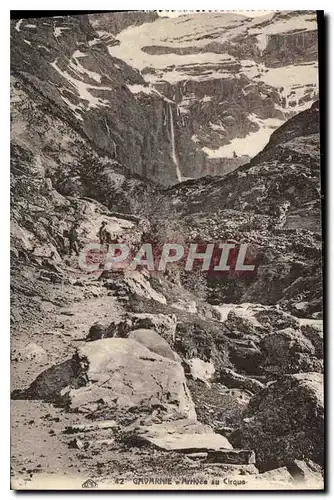 Cartes postales Gavarnie Arrivee au Cirque