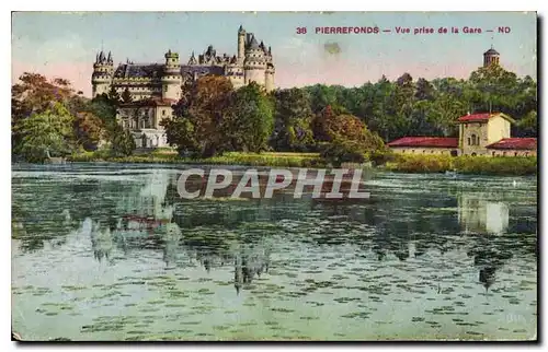 Cartes postales Pierrefonds Vue prise de la Gare