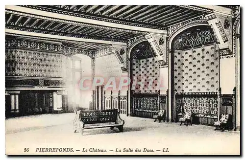 Cartes postales Pierrefonds Le Chateau La Salle des ducs