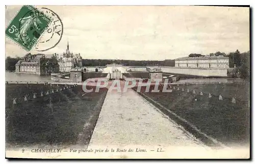 Ansichtskarte AK Chantilly Vue generale prise de la Route des lions