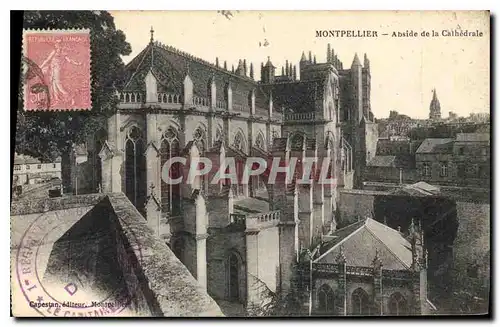 Cartes postales Montpellier Abside de la Cathedrale