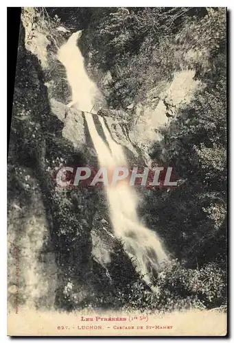 Ansichtskarte AK Les Pyrenees Luchon Cascade de St Mamet