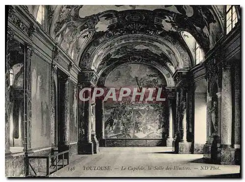 Cartes postales Toulouse le Capitole la Salle des Illustres