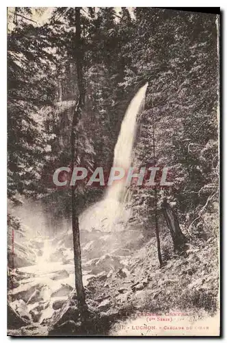 Ansichtskarte AK Pyrenees Centrales Luchon Cascade