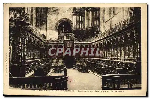 Cartes postales St Bertrand de Comminges Ensemble du Choeur de la Cathedrale Orgue