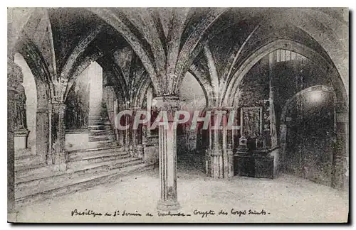 Cartes postales Insigne Basilique St Sernin de Toulouse Crypte des Corps Saints