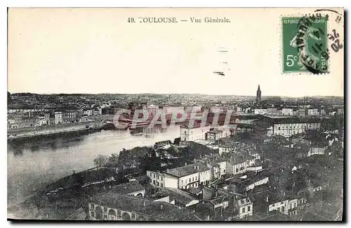 Cartes postales Toulouse Vue generale