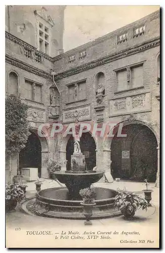 Cartes postales Toulouse le Musee Ancien Couvent des Augustins le Petit Cloitre