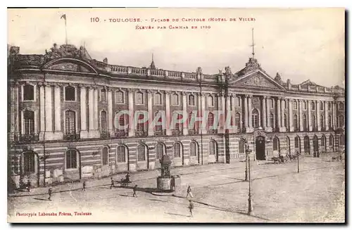 Ansichtskarte AK Toulouse Facade du Capitole Hotel de Ville